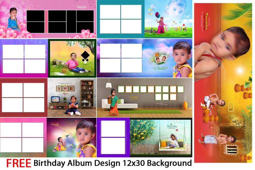 Read more about the article Birthday Album Dm Design 12X36 Psd Background Pack 77