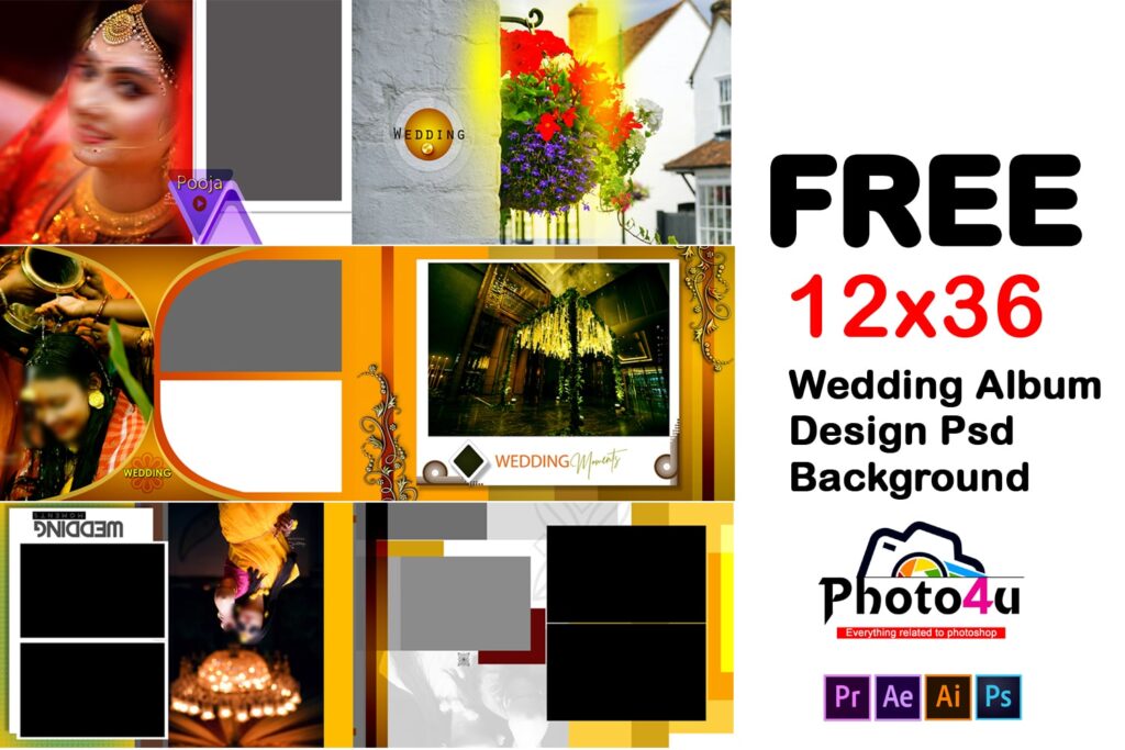 Read more about the article Free 12×36 Wedding Album design 2022 Pack-78